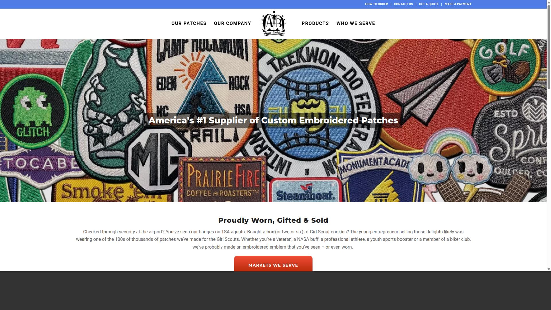 AB Emblem website